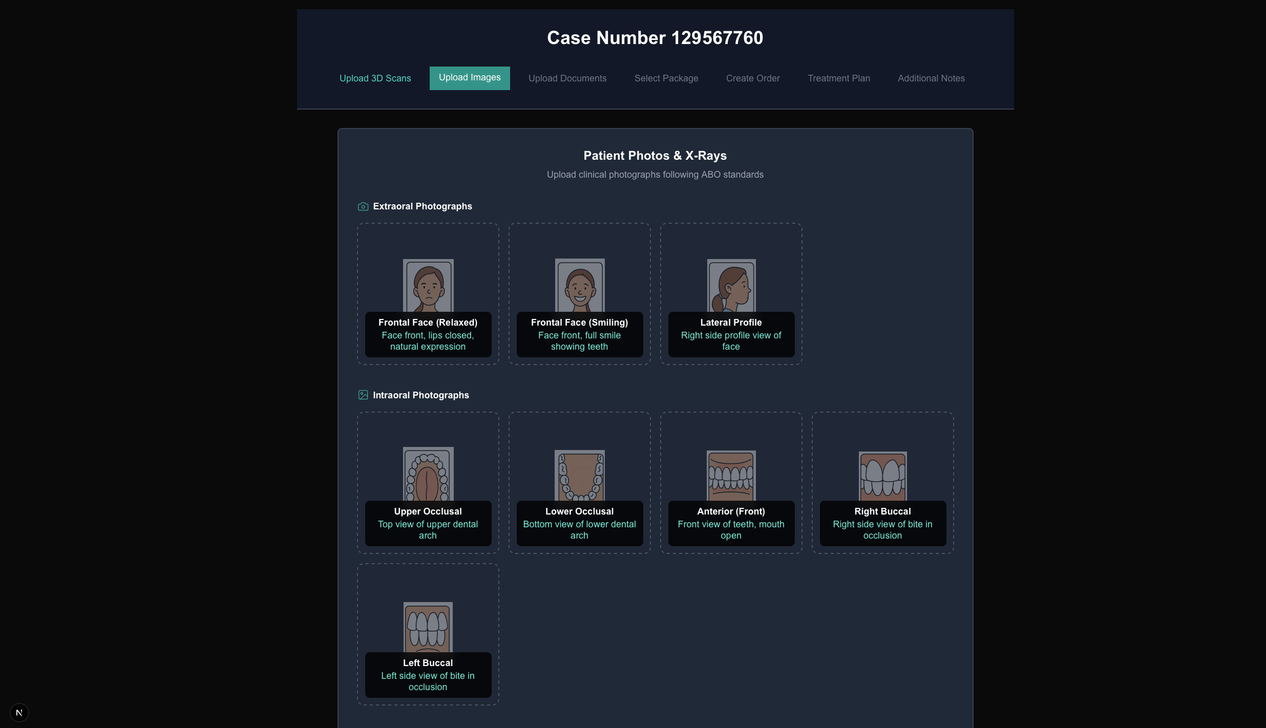 Revolution Aligners sign-in screen for dental case management.
